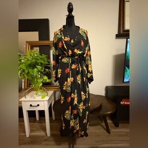 Vintage Robe Judith Hart Fine Intimate Apparel Wrap Style Long Robe